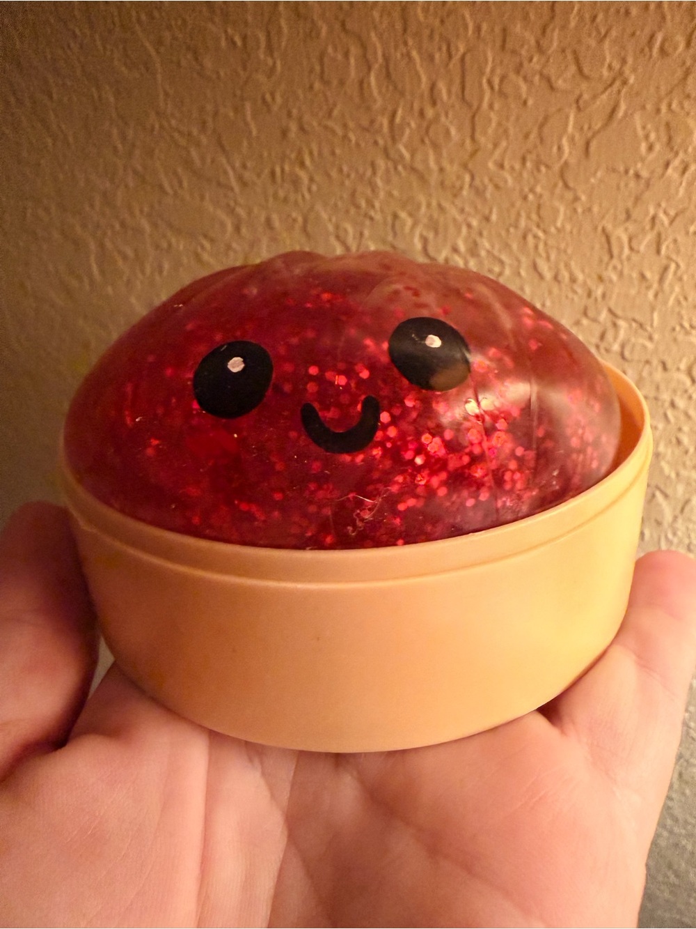 Red Glitter Viral Dumpling